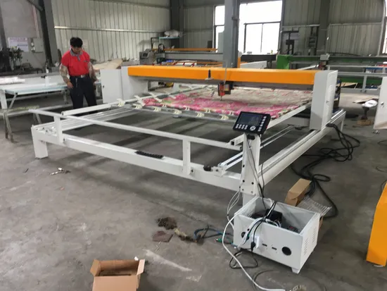 Long Arm Computerized High Speed Single Head Needle Bed Sofa Cover Quit Quilting Machine