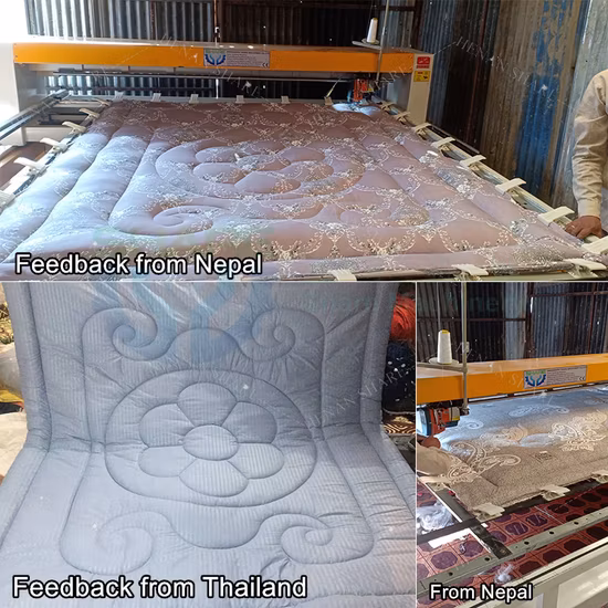 Automatic Industrial Computerized Long Arm Single Head Needle Mattress CNC Quilting and Embroidery Comforter Quilt Sewing Machine Single Needle Bedcover Price